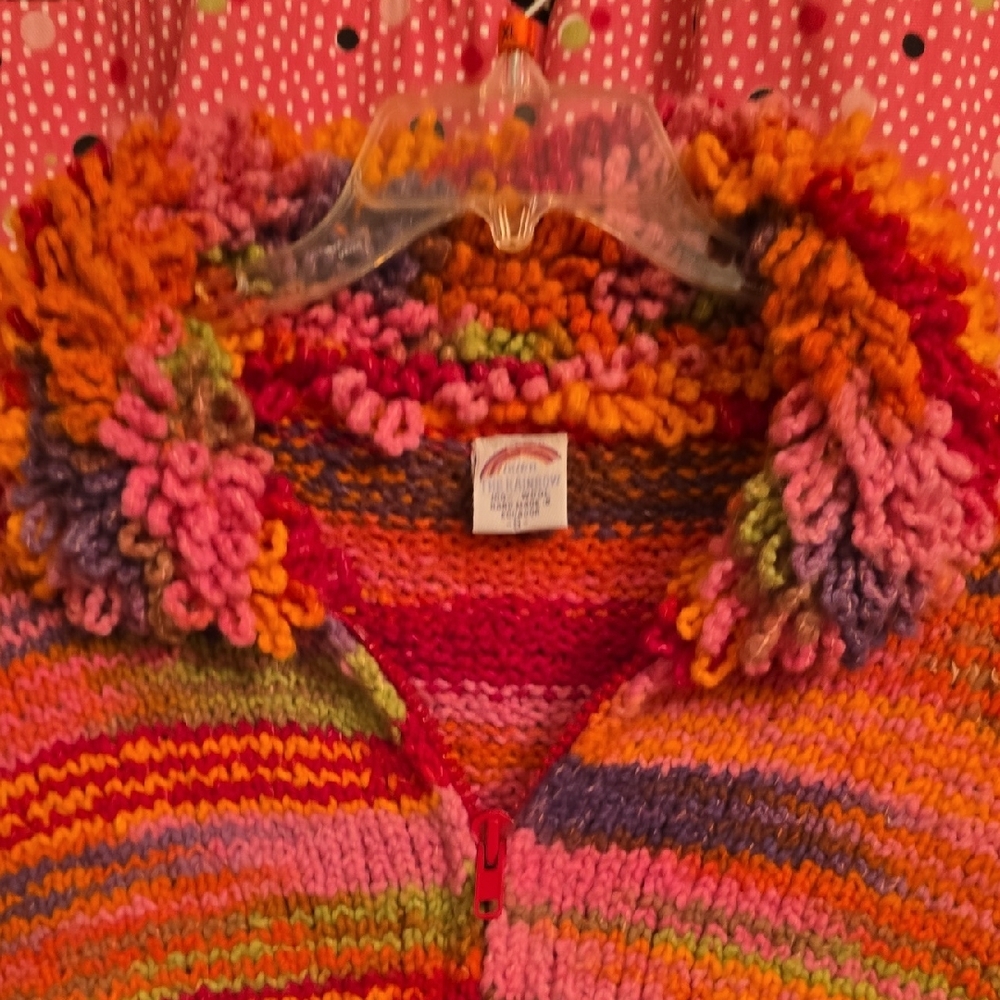 Colorful Striped Knit Sweater - Picture 3 of 3